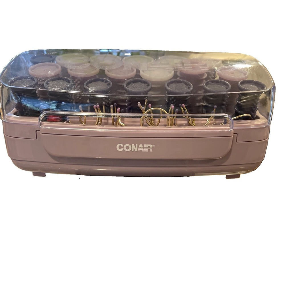 Conair Hot Rollers Hair Setter Model HS11 Purple Vintage Grannycore Aesthetic